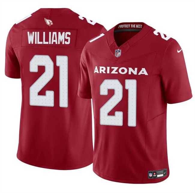 Men & Women & Youth Arizona Cardinals #21 Garrett Williams Red 2024 F.U.S.E. Vapor Untouchable Limited Stitched Jersey->indianapolis colts->NFL Jersey